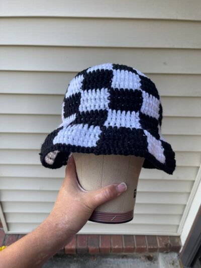 Checkered Bucket Hat (Acrylic)