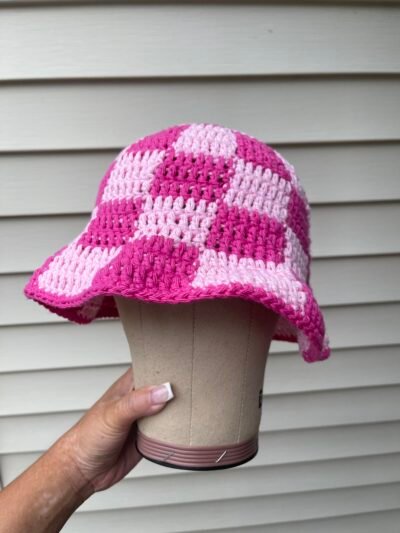 Checkered Bucket Hat (Cotton)